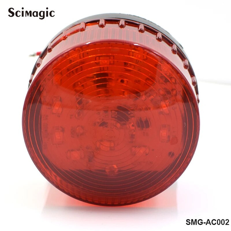 DC12V või 24V LED-värava vilkuv hoiatustuli tiibvärava avaja / tõkkesignaali vilkuv / garaažiuks