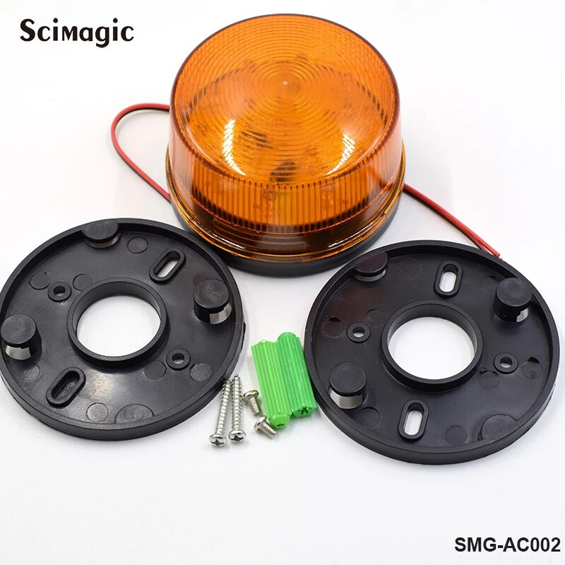 DC 12V ili 24V LED trepćuća svjetiljka za kapiju Alarmna lampa za kliznu kliznu kapiju Otvaranje/pregrada Signalna bljeskajuća lampica