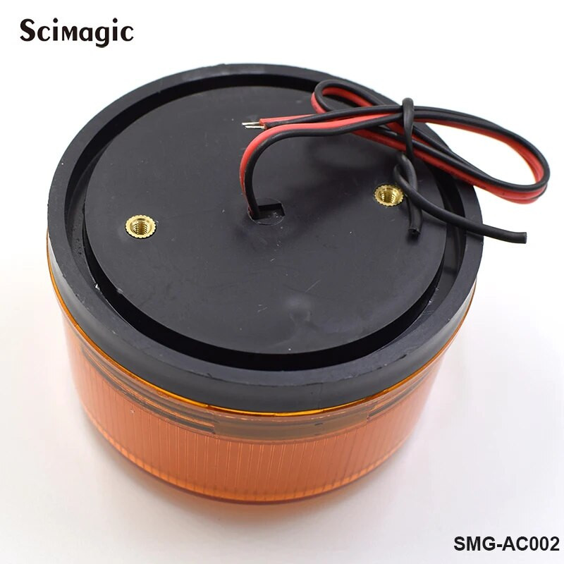 Signaal-vilkuv lamp DC 12V või 24V LED-värava vilkuv lambi häirelamp tiibvärava avaja/tõkkevärava jaoks