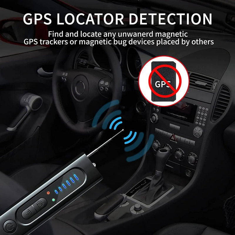 Prijenosni detektori skrivenih kamera Uređaj za otkrivanje objektiva Gadget Anti-Peeping Sigurnosna zaštita Anti-špijunski skener