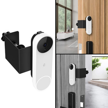 Скоба за звънец за видео без пробиване Държач за монтаж на врата за Blink/Google Nest Doorbell