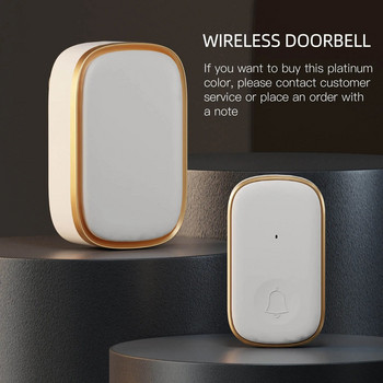 Wireless Doorbell Home Welcome Smart Door bell 150M Long Wireless Distance 38 Songs Home Welcome Chimes Ήχος κλήσης Πολύχρωμο