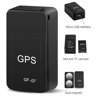 Uus GF07 magnetiline GPS-jälgija reaalajas jälgimisseade Magnetiline GPS-i lokaator Sõiduki lokaator