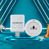 30 музика Интелигентен USB звънец на вратата Силен сигнал Ниска консумация на енергия Интелигентен безжичен звънец за управление на светлината, умен дом