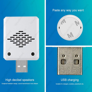30 Musics Smart USB Door Bell Ισχυρό σήμα Χαμηλή κατανάλωση ενέργειας Έξυπνο ασύρματο κουδούνι πόρτας για έλεγχο φωτός, έξυπνο σπίτι