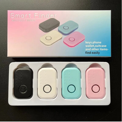 Mini kaotsiminekuvastane seadme alarmi lokaator Smart Tag juhtmevaba Bluetoothiga ühilduv jälgimisseade lapse kott Rahakoti võti lemmikloomaotsija