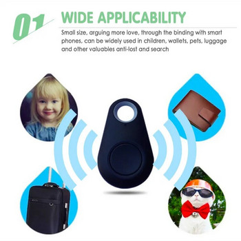 Mini Anti-lost Alarm Smart Tag GPS Tracker Трекер Ασύρματο συμβατό με Bluetooth 4.0 Tracker Child Bag Wallet Key Finder Pet