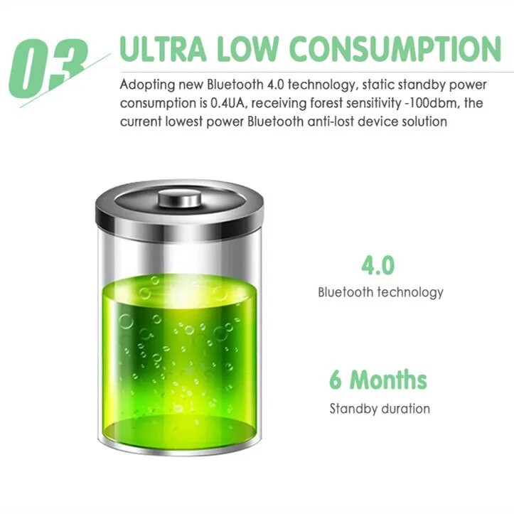 Mini alarmă anti-pierdere Smart Tag GPS Tracker Трекер Tracker fără fir compatibil Bluetooth 4.0 Geantă pentru copii Portofel Cheie Găsește animale de companie