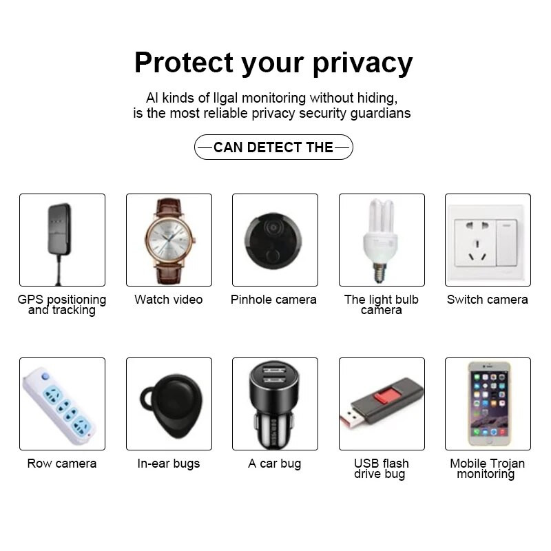 X13 Detektor kamere Anti-auto GPS Praćenje Praćenje bežičnog signala Hotelski Anti-špijunski detektor
