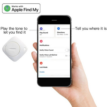 Για iPhone iPad MacBook Mini GPS Tracker Smart Tag για iOS Apple Find My APP Ηλικιωμένα παιδιά Pet Φορητός εντοπιστής κατά της απώλειας