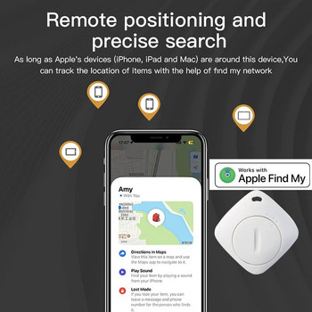 Για iPhone iPad MacBook Mini GPS Tracker Smart Tag για iOS Apple Find My APP Ηλικιωμένα παιδιά Pet Φορητός εντοπιστής κατά της απώλειας