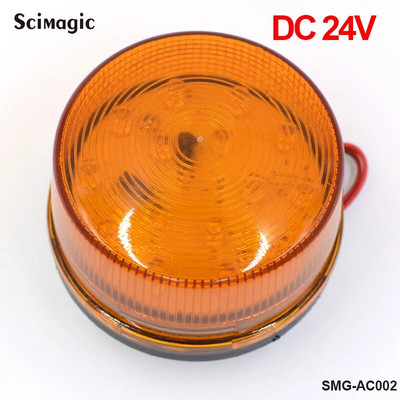 Blikajúce svetlo DC12V alebo 24V LED bezpečnostné výstražné svetlo pre otvárač posuvných brán / bariéru / garážovú bránu