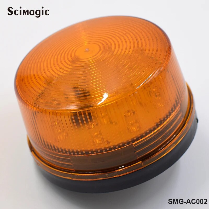 Blikajúce svetlo DC12V alebo 24V LED bezpečnostné výstražné svetlo pre otvárač posuvných brán / bariéru / garážovú bránu