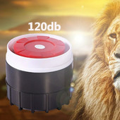 Mini claxon de sirenă cu fir 120dB pentru securitatea casei Sistem de alarmă sonoră DC12V Protecție mufă audio pentru casă Cablu de 72 cm