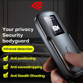 Detector anti Candid Aparat foto Gadget-uri de eroare Găsitor de interceptări telefonice Lentila de semnal GPS Tracker RF Detectare Anticameră multifuncțională