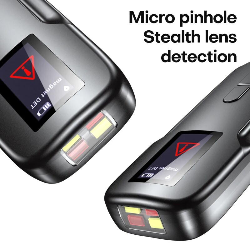 Detector anti Candid Aparat foto Gadget-uri de eroare Găsitor de interceptări telefonice Lentila de semnal GPS Tracker RF Detectare Anticameră multifuncțională