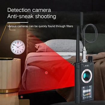 Детектор за скрита камера K18S сигнал Gps тракер Магнитни антишпионски джаджи Професионална WIFI камера Търсене на грешки Сигурност-защита