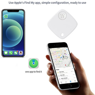 Mini GPS sekimo priemonė Bluetooth 5.0 išmanusis lokatorius Mobilieji raktai Naminių gyvūnėlių vaikų ieškiklis, skirtas Apple, skirtas AirTag Išmanusis apsaugos nuo pametimo įrenginys GPS lokatorius