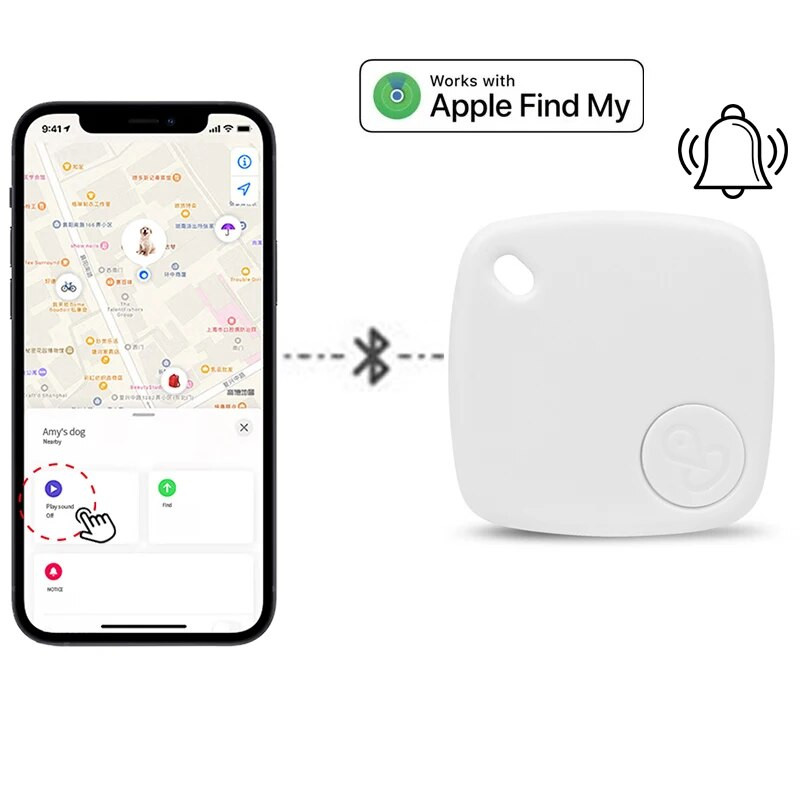 Mini GPS Tracker Bluetooth 5.0 Localizator inteligent Chei mobile Căutare pentru copii pentru animale de companie pentru Apple pentru AirTag Dispozitiv inteligent anti-pierdere Localizator GPS