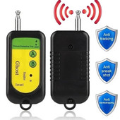 Mini alarmă RF portabilă Detector de semnal fără fir Tracker Anti-Spy Camera Finder Dispozitiv cu senzor fantomă Dispozitiv de verificare a frecvenței radio