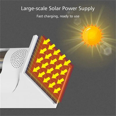 Sklopivo Rf433 alarmno svjetlo Rf433 daljinski upravljač Infracrvena svjetiljka za ljudsko tijelo Solarni infracrveni alarmni detektor Senzor Pametni dom na otvorenom