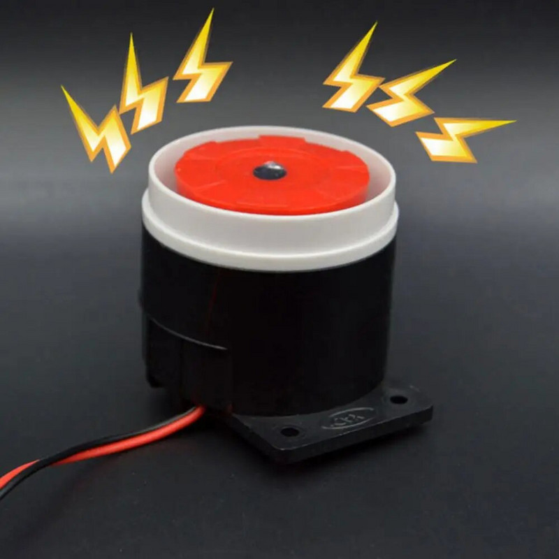 130db juhtmega miniheli alarmi sireeni sarv alarmsüsteemi jaoks DC5v 9V 12V 20 tükki/partii