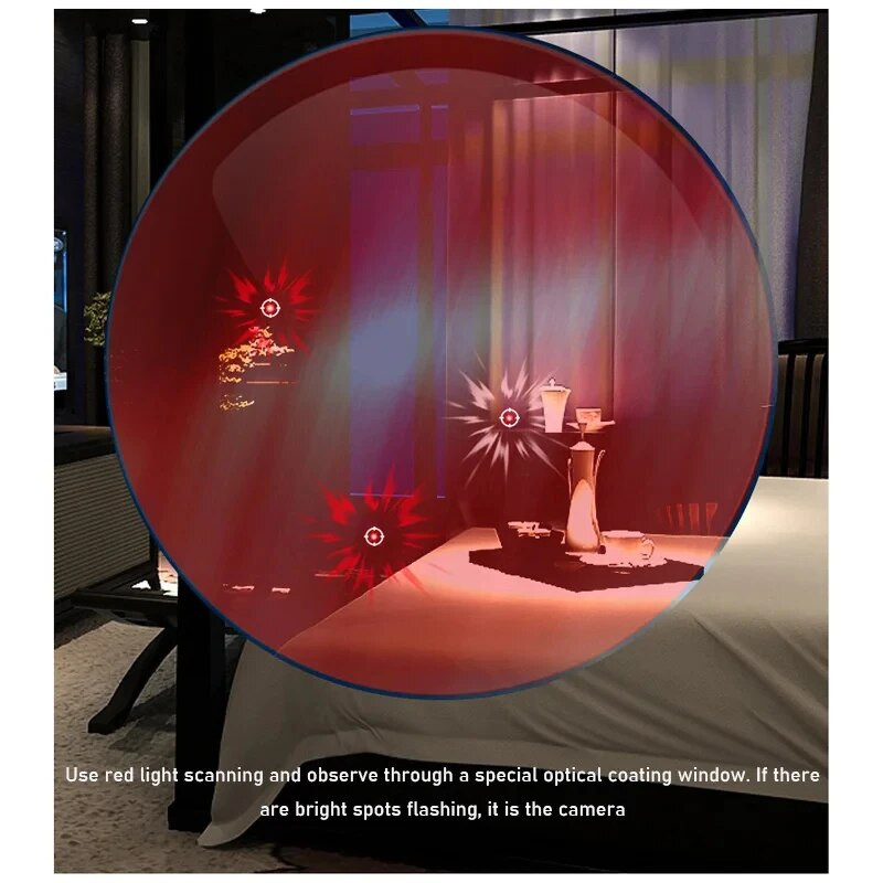 Paslėptos kameros detektorius, apsaugantis nuo šnipinėjimo, šnipinėjimo kameros pokalbių pasiklausymo įrenginys, klaidų detektorius, saugos ir apsaugos šnipinėjimo programėlės profesionalios