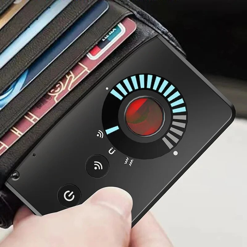 Paslėptos kameros detektorius, apsaugantis nuo šnipinėjimo, šnipinėjimo kameros pokalbių pasiklausymo įrenginys, klaidų detektorius, saugos ir apsaugos šnipinėjimo programėlės profesionalios