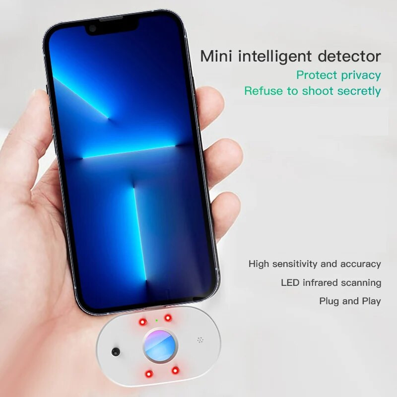 NOU Detector de cameră ascunsă Ocultas Dispozitive automate de hacker cu alarmă în infraroșu Protecție împotriva erorilor Mini gadgeturi spion profesionale