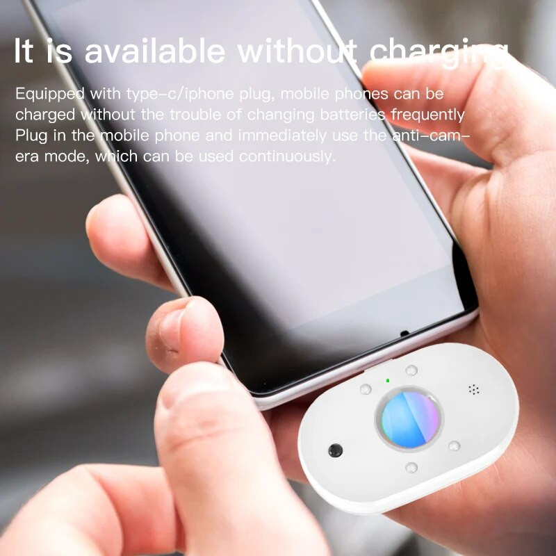 NOU Detector de cameră ascunsă Ocultas Dispozitive automate de hacker cu alarmă în infraroșu Protecție împotriva erorilor Mini gadgeturi spion profesionale