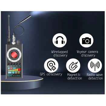 Нов K19+ детектор за скрита камера за подслушване RF безжичен Gsm звуков сигнал подслушване GPS тракер шпионска камера детектор търсач на грешки