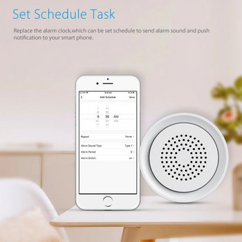 Tuya Alarm Smart Siren Αισθητήρας συναγερμού Wifi Sound Light Ειδοποίηση Έξυπνος αισθητήρας USB συμβατός με Alexa Home για ασφάλεια στο σπίτι