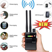 2,4G Wifi RF Signal Finder Anti Candid Camera Detector Spy Hidden Cam Audio Bug GPS Tracke GSM Wireless Device Scanner Black