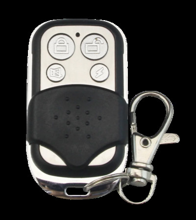 433Mhz belaidis nuotolinio valdymo pultelis, skirtas namų apsaugos signalizacijos sistemai įjungti ir išjungti