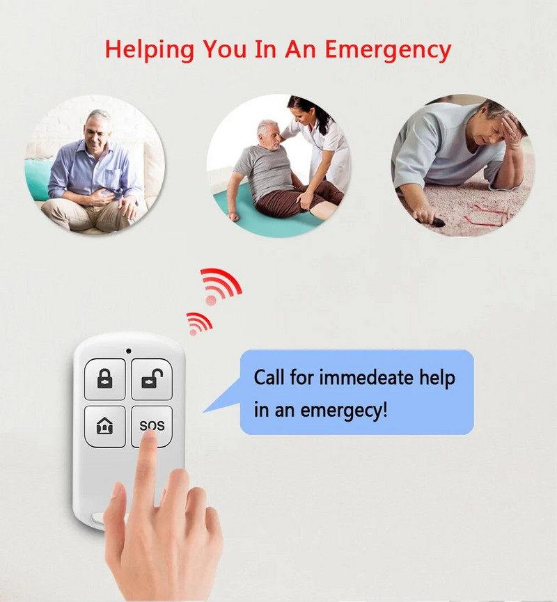 PGST - Aukštos kokybės bevielis nuotolinio valdymo pultas namų saugos sistemoms, signalizacijai, didmeninės kainos, PF-50