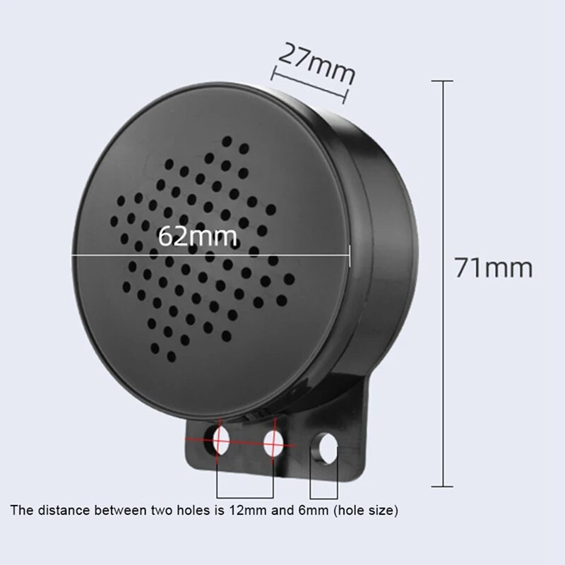 12–24 V autokäivituse hääl kohandatud 4-kanaliline päästiku kõlar, häälkäivitus, helialalarmi tagurdussireen, helisignaal, helisignaal, veoauto