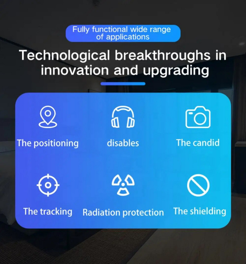 NovéPre skrytú kameru,Bezpečnostná ochranaPre špionážnu kameruPre kameruInfračervená detekčná kameraPrevencia monitorovania,Pre zariadenia Hotel