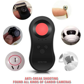 Анти-шпионски детектор на скрита камера Преносим инфрачервен откриване Защита на сигурността за хотелска съблекалня Обществена баня