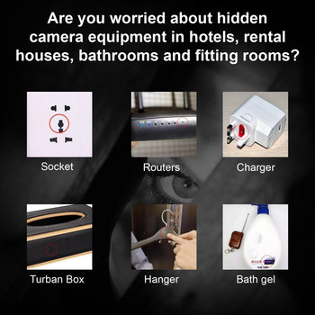 Σήμα ανιχνευτή κάμερας Υπέρυθρο Anti-Shoot Night Vision for Hotel Hidden Finder Υπέρυθρες Travel Mini φορητό Anti-Peeping