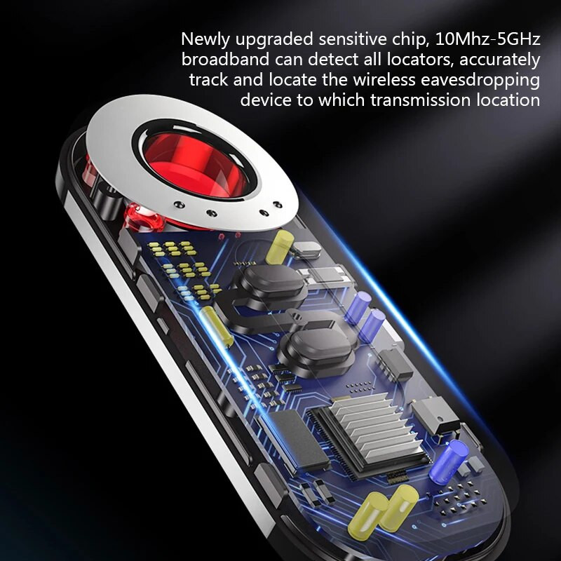 Mini detector portabil de cameră Detector de cameră anti-candidoză Găsitor de camere de hotel cu alarmă Scaner cu infraroșu anti-candidă Scaner AK400