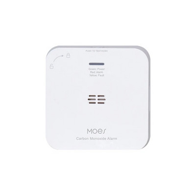 MOES Tuya Zigbee CO detektora trauksmes gāzes noplūdes oglekļa monoksīda detektors viedās drošības mājas lapa