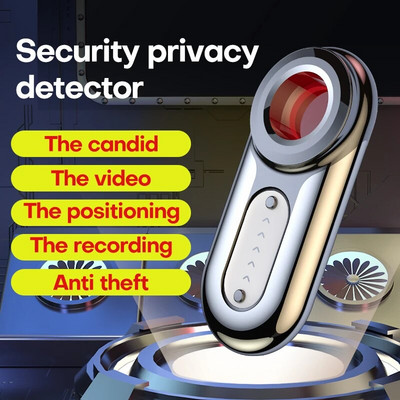 RF сигнал Скрита камера Детектор Anti Spy Candid Pinhole Camara Магнитен GPS локатор Безжичен аудио GSM Скенер за намиране на грешки