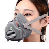 Jauns 3700 tipa rūpnieciskās krāsošanas izsmidzināšanas respirators drošības darba filtrs, putekļu necaurlaidīgs pilnas sejas gāzmaska aizsardzība pret formaldehīdu
