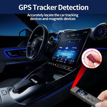 Детектори за скрити камери Безжични антишпионски устройства Шпионски бъг RF Подслушващо устройство Автомобилен GPS тракер Signa