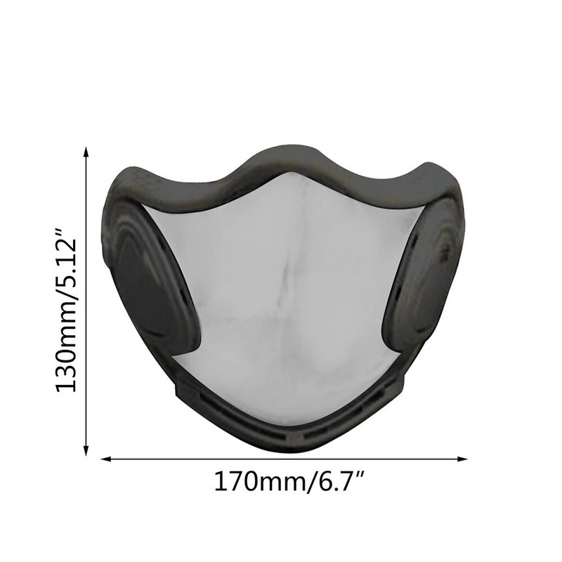 Прозрачни маски за защита Устойчив миещ се щит за лице Anti-pm2.5 Защитен видим език на устните Маска за лице Mascarillas