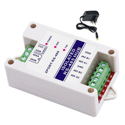 485 atkārtotājs fotoelektriskā izolācija rūpnieciskā RS485 centrmezgla 2 kanālu signāla pastiprinātājs pret traucējumiem zibens aizsardzība