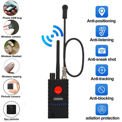 Tracker Detect Bežični proizvodi GPS Jaki magnetski lokator Detektor Anti-špijunska Anti-iskrena kamera GSM Rf Signa Detektor detekcije
