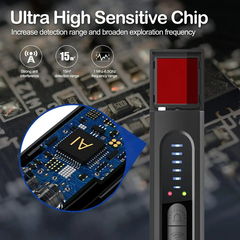 X13 Detektor infracrvene kamere Anti-Spy Candid Zaštitni alarm Višenamjenski mini Wi-Fi tester GPS signal Detektor skenera uređaja