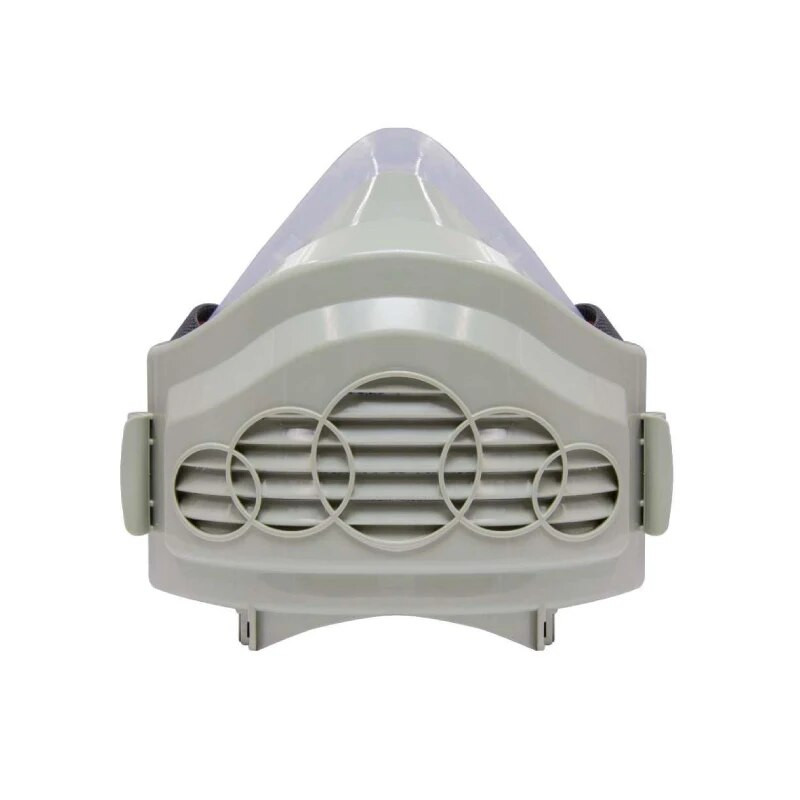 XYEHS Pusės veido dulkių kaukė respiratorius su dulkėms atspariu medvilnės filtru maistinio silikono veido apdangalas, skirtas „pasidaryk pats“ namuose švariam poliravimui