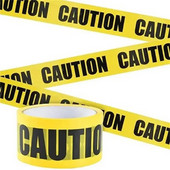 4,8 cm * 25 m rulou bandă galbenă de precauție pentru barieră de siguranță pentru baricada de poliție pentru antreprenori bandă de avertizare nou sosită